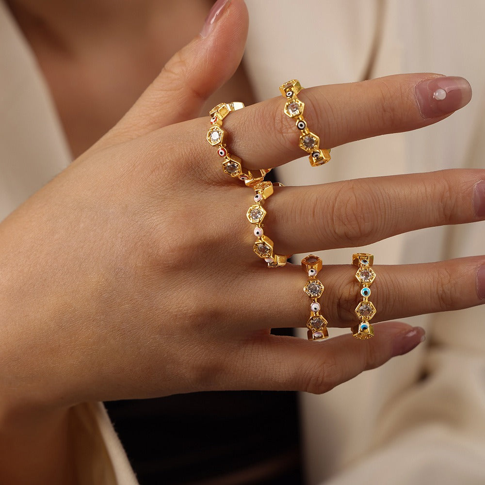 Hexa Eye Ring