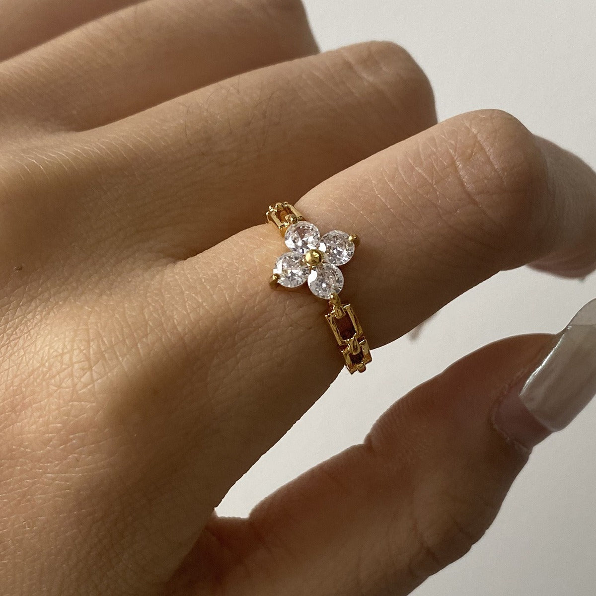 Golden Bloom Ring