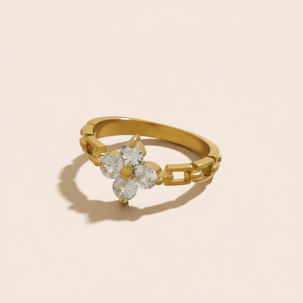 Golden Bloom Ring